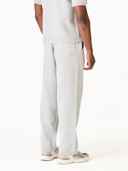MAUVAIS Grey Monogram Montreux Knit Joggers - Image 3 of 6