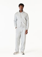 MAUVAIS Grey Monogram Montreux Knit Joggers - Image 4 of 6
