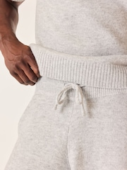 MAUVAIS Grey Monogram Montreux Knit Joggers - Image 5 of 6