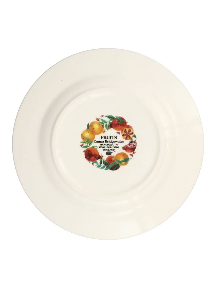 Emma Bridgewater Cream Festive Pomegranate Medium Dinner Plate - Image 2 of 2