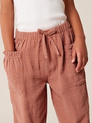 Rust 100% Cotton Textured Pull-On Trousers (3-16yrs) - Image 5 of 8