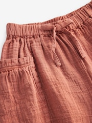 Rust 100% Cotton Textured Pull-On Trousers (3-16yrs) - Image 8 of 8