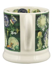 Emma Bridgewater Cream Green Christmas Dresser 1/2 Pint Mug - Image 2 of 3