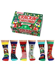 United Odd Socks Multi Cracking Christmas Nutcracker Cracking Christmas Socks - Image 1 of 3