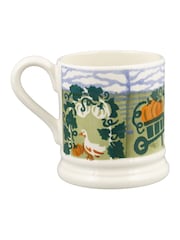 Emma Bridgewater Cream Country Icons Pumpkin Picking 1/2 Pint Mug - Image 4 of 4