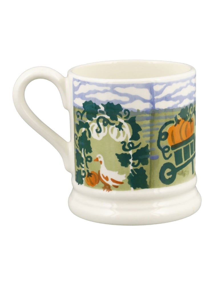 Emma Bridgewater Cream Country Icons Pumpkin Picking 1/2 Pint Mug - Image 4 of 4 Emma Bridgewater Cream Country Icons Pumpkin Picking 1/2 Pint Mug - Image 4 of 4
