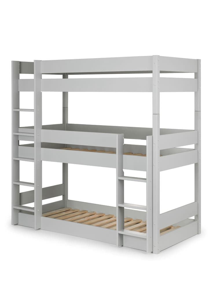 Julian Bowen Grey Kids Triple Bunk Bed - Image 2 of 7