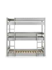 Julian Bowen Grey Kids Triple Bunk Bed - Image 3 of 7