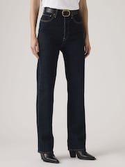 Levi's® Blue Women’s Ribcage Full-Length Jeans - Image 1 of 6