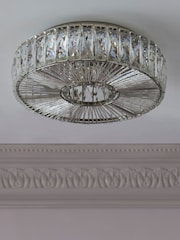 Clear Aria Small Flush Fitting Ceiling Light - Image 2 of 9