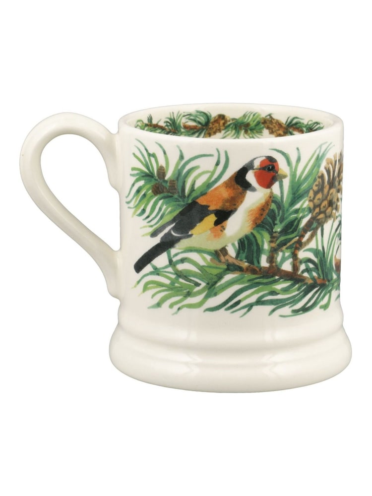 Emma Bridgewater Cream Goldfinch In Spruce 1/2 Pint Mug - Image 4 of 4 Emma Bridgewater Cream Goldfinch In Spruce 1/2 Pint Mug - Image 4 of 4