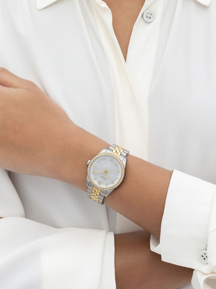 BOSS Silver Graceful Precious Two Tone Watch - Image 1 of 5