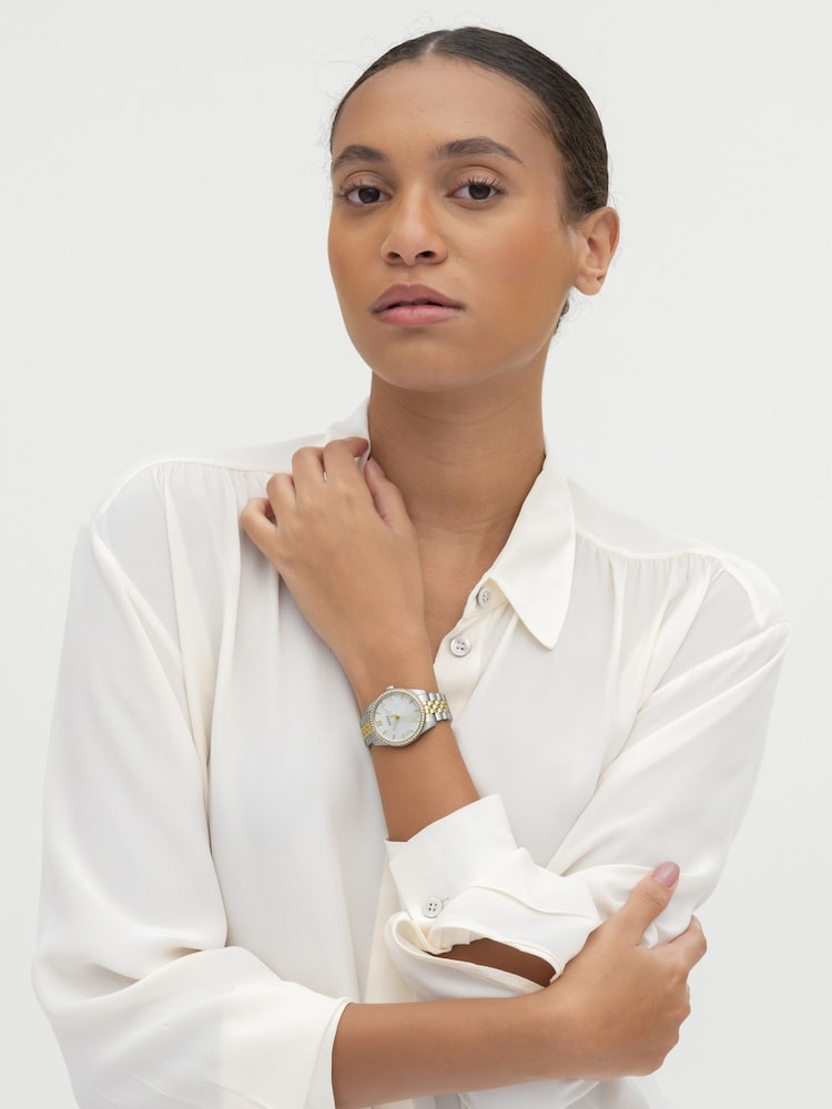 BOSS Silver Graceful Precious Two Tone Watch - Image 2 of 5