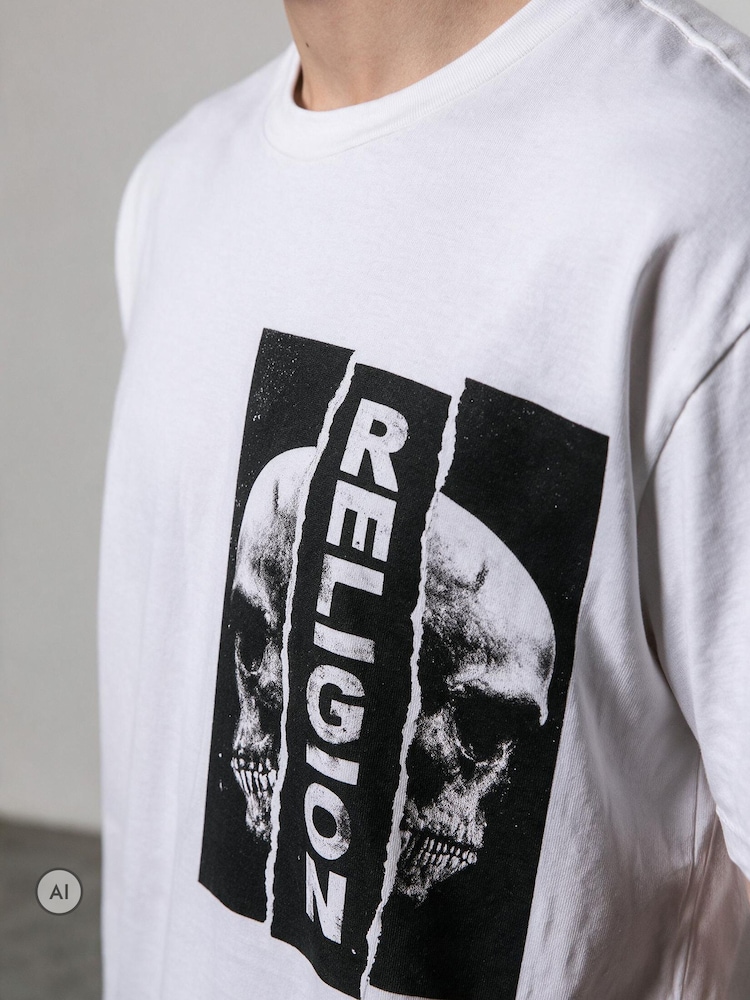 Religion Ripped T-skjorte - Bilde 6 av 6