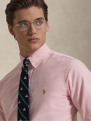 Polo Ralph Lauren Pink Custom Fit Oxford Shirt - Image 3 of 5