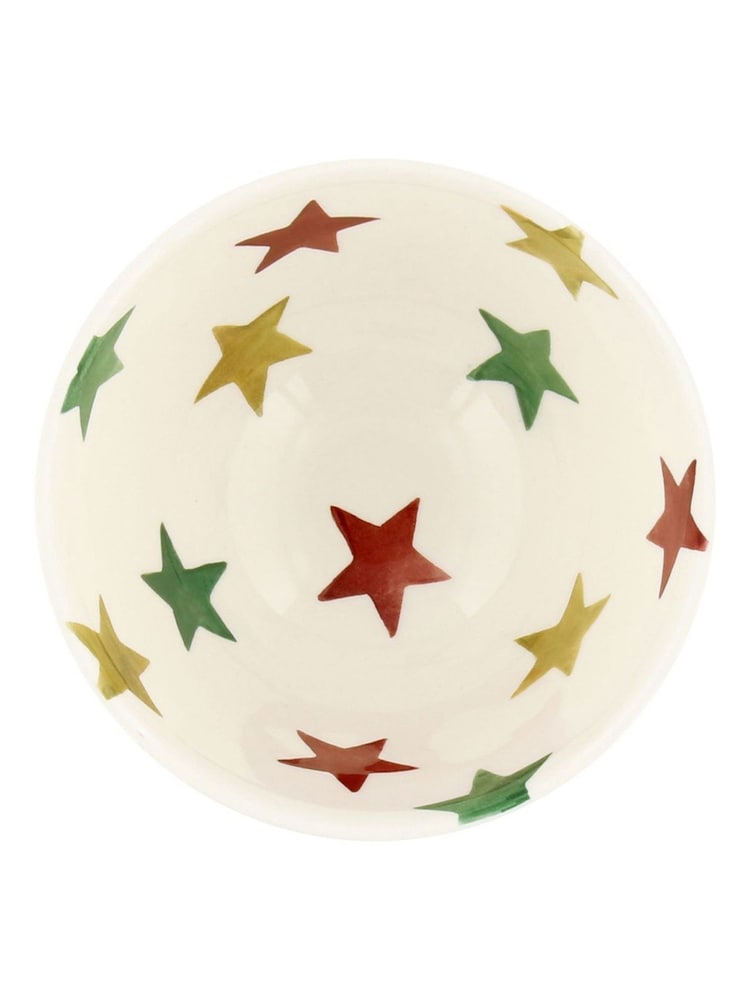Emma Bridgewater Cream Red Green & Gold Star Small Old Bowl - Image 4 of 4 Emma Bridgewater Cream Red Green & Gold Star Small Old Bowl - Image 4 of 4