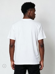 Religion White Born To Ride Skull T-Shirt - Image 3 of 6