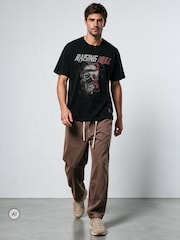 Чорний - Religion Raising Hell T-Shirt - Image 5 of 6