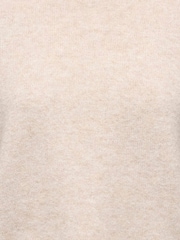 ONLY Natural Short Sleeve Knit Jumper With Lace Hem - Image 6 of 6