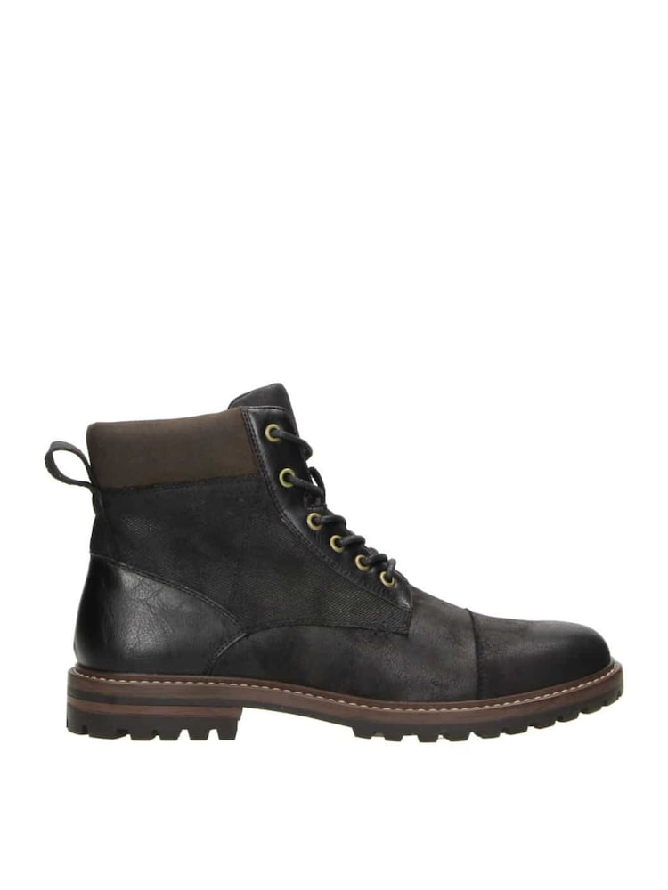 Novo Black NORRIS Lace Up Casual Boots - Image 2 of 4