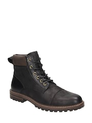 Novo Black NORRIS Lace Up Casual Boots - Image 3 of 4