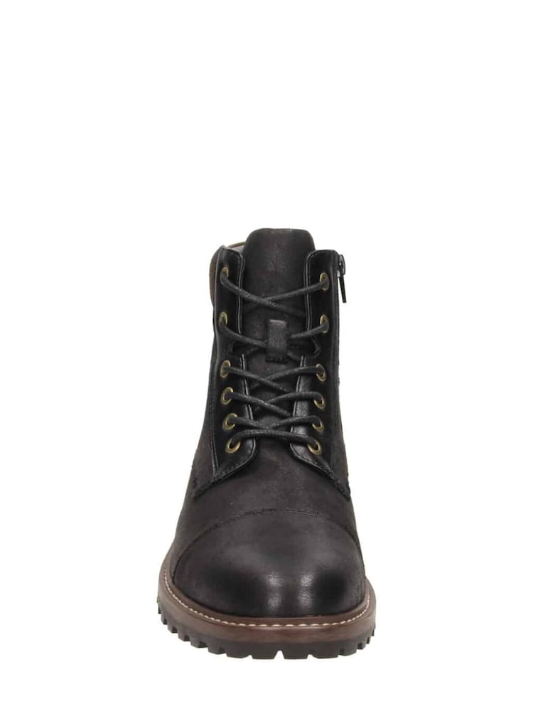 Novo Black NORRIS Lace Up Casual Boots - Image 4 of 4