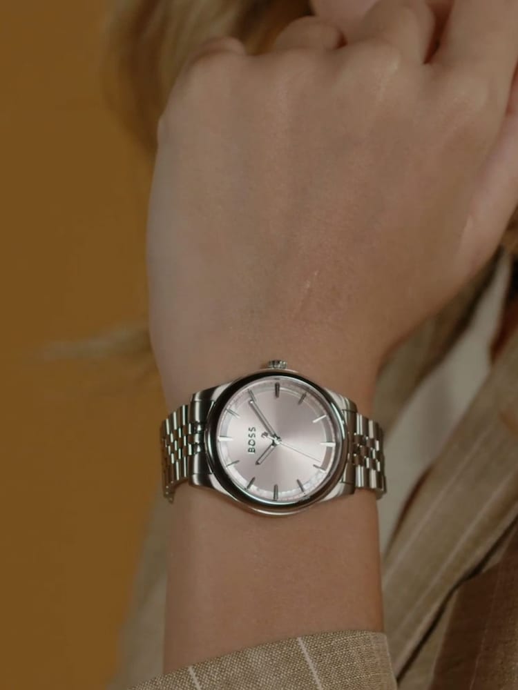 BOSS Silver Graceful Stainless Steel Watch - Image 2 of 6