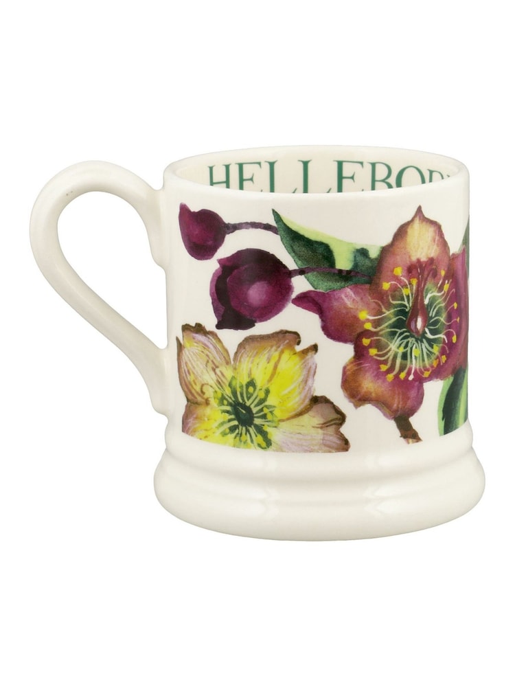 Emma Bridgewater Cream Hellebore 1/2 Pint Mug - Image 3 of 3 Emma Bridgewater Cream Hellebore 1/2 Pint Mug - Image 3 of 3