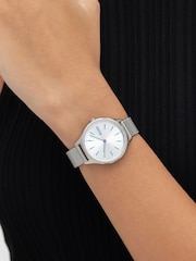 HUGO Silver Stainless Steel Mesh Bracelet Watch - Image 1 of 5