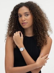 HUGO Silver Stainless Steel Mesh Bracelet Watch - Image 2 of 5