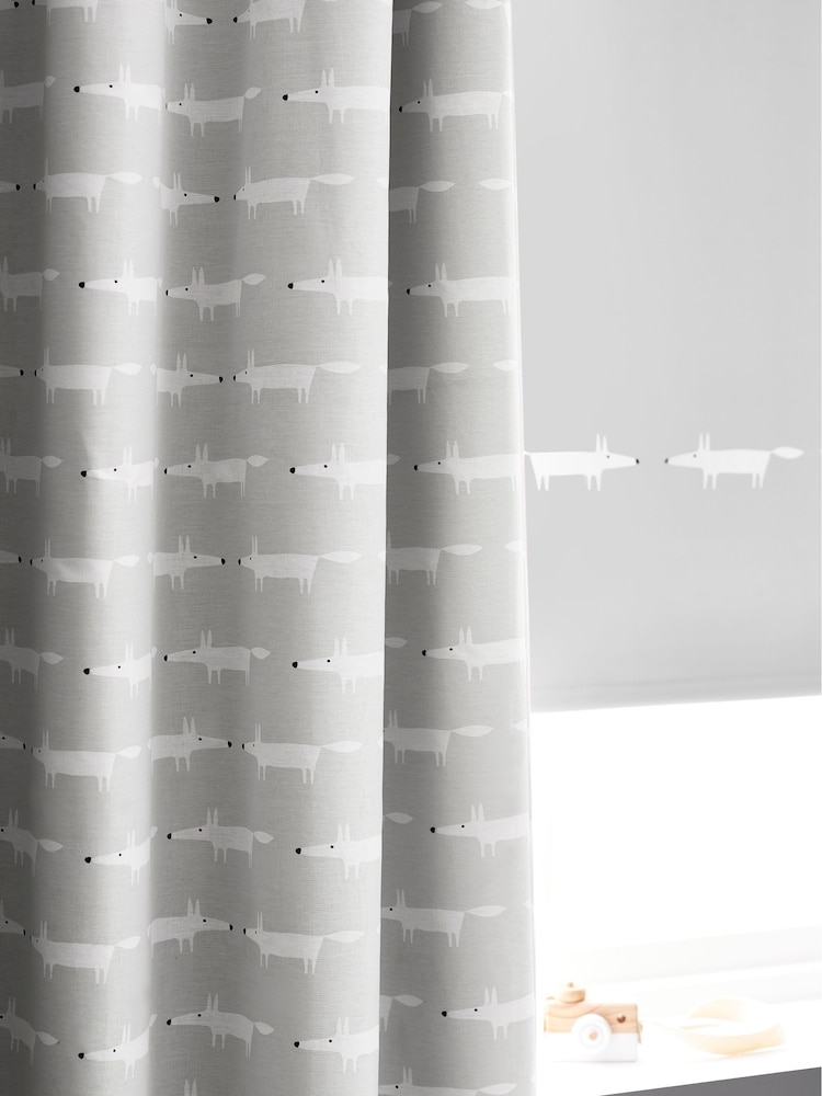 Scion Living At Next Mr Fox Eyelet Blackout Curtains - Image 1 of 2