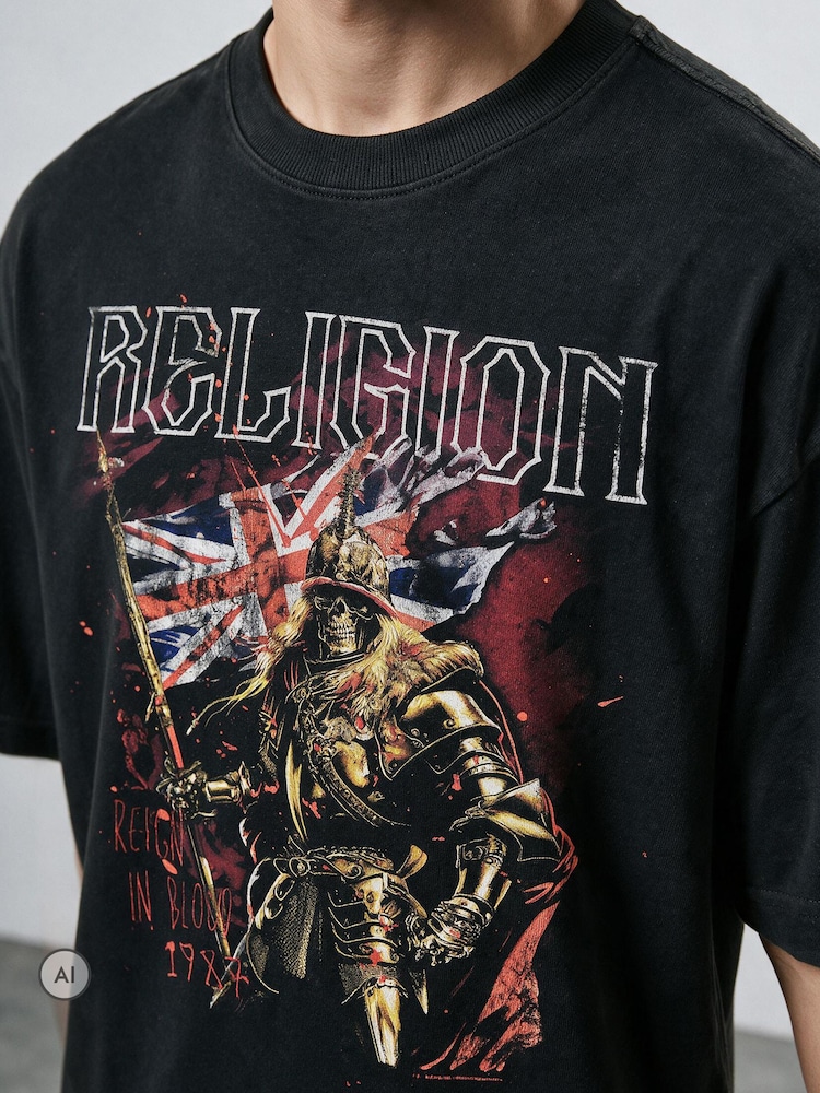 Religion Black Reign in Blood T-Shirt - Image 6 of 6 Religion Black Reign in Blood T-Shirt - Image 6 of 6