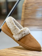 Skechers Camel Cosy Campfire Team Toasty Womens Slippers - Image 1 of 6