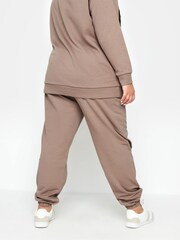 Yours Curve Brown Joggers - Image 3 of 4