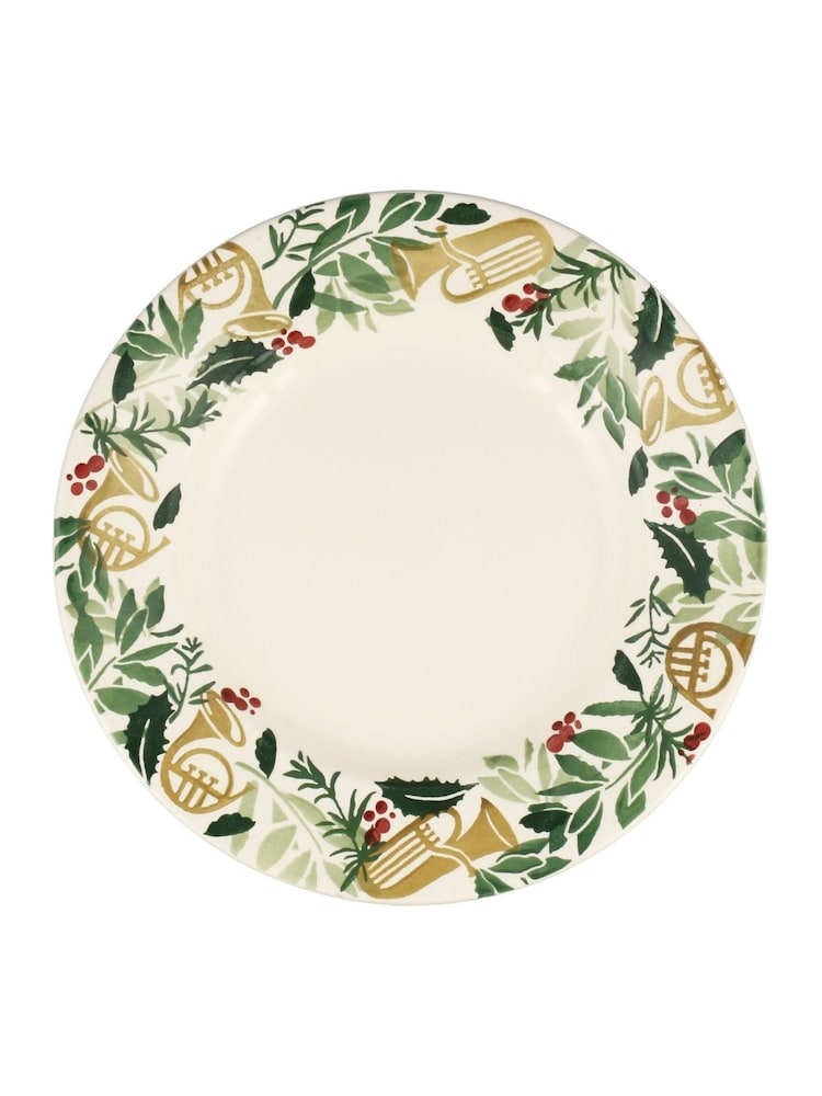 Emma Bridgewater Cream Bring In The Green Large Dinner Plate - Image 2 of 2