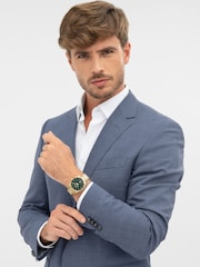 BOSS Green/Gold Cheswick Two Tone Stainless Steel And Gold IP Watch - Image 2 of 5
