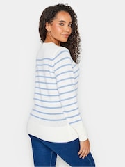 Blau - M&Co Gestreifter Pullover - Bild 3 von 4