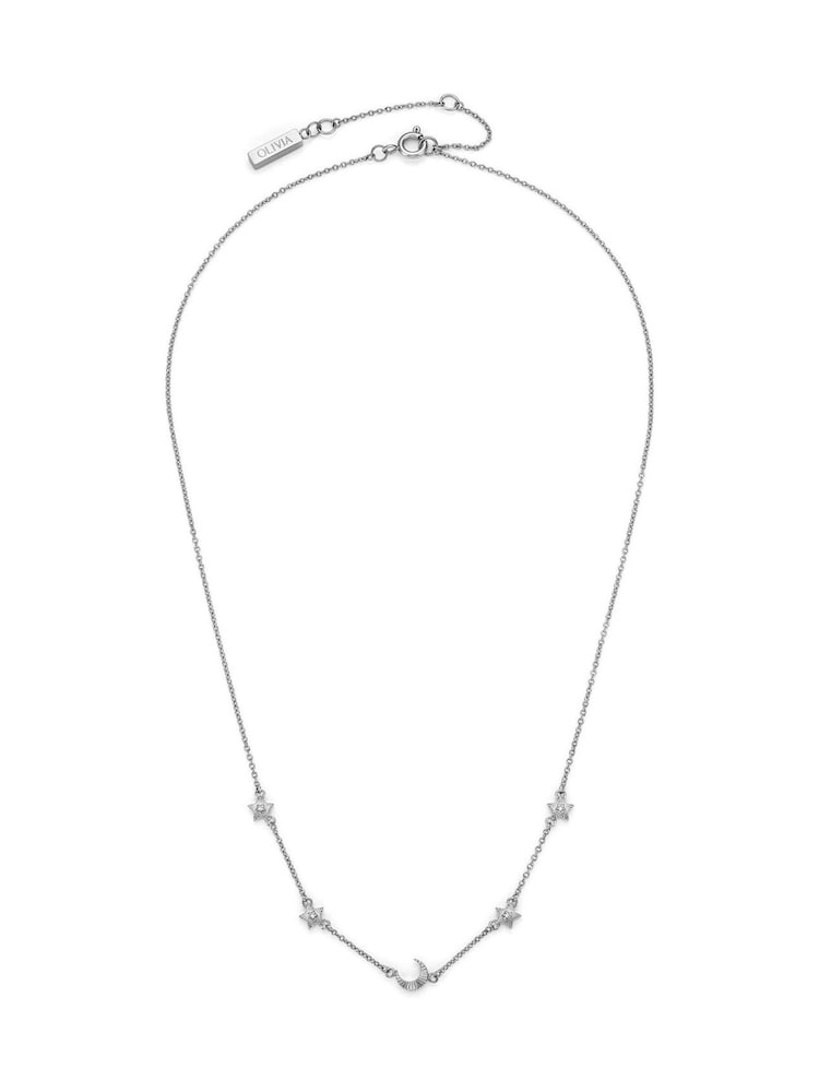 Olivia Burton Silver Tone Olivia Burton Stainless Steel Celestial Chain Necklace - Image 1 of 3