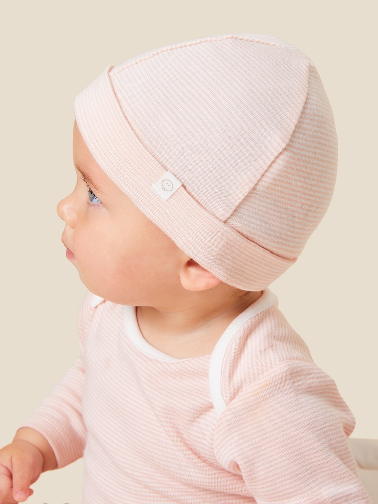 Mori Organic Cotton & Bamboo Super Soft Baby Hat - Image 2 of 4 Mori Organic Cotton & Bamboo Super Soft Baby Hat - Image 2 of 4