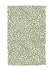 Emma Bridgewater Green Tiny Holly Scatter Tea Towel - Image 1 of 1