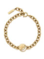 Olivia Burton Gold Celestial Sun IP Disc Link Bracelet - Image 1 of 3