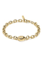 Olivia Burton Gold Celestial Sun IP Disc Link Bracelet - Image 2 of 3
