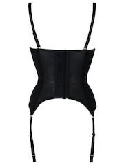 Pour Moi Black Amour Padded Underwired Strapless Basque Bra - Image 4 of 4