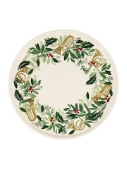 Emma Bridgewater Cream Bring In The Green Flat Serving Plate - Image 1 of 2