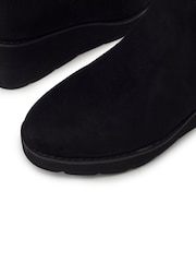 Қара - Moda in Pelle Rounia Glitz Rand Stretch Ұзын Wedges - 4суретінің 4 суреті