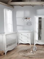 CuddleCo 3 Piece White Cashmere Clara Nursery Furniture Set - Image 1 of 4
