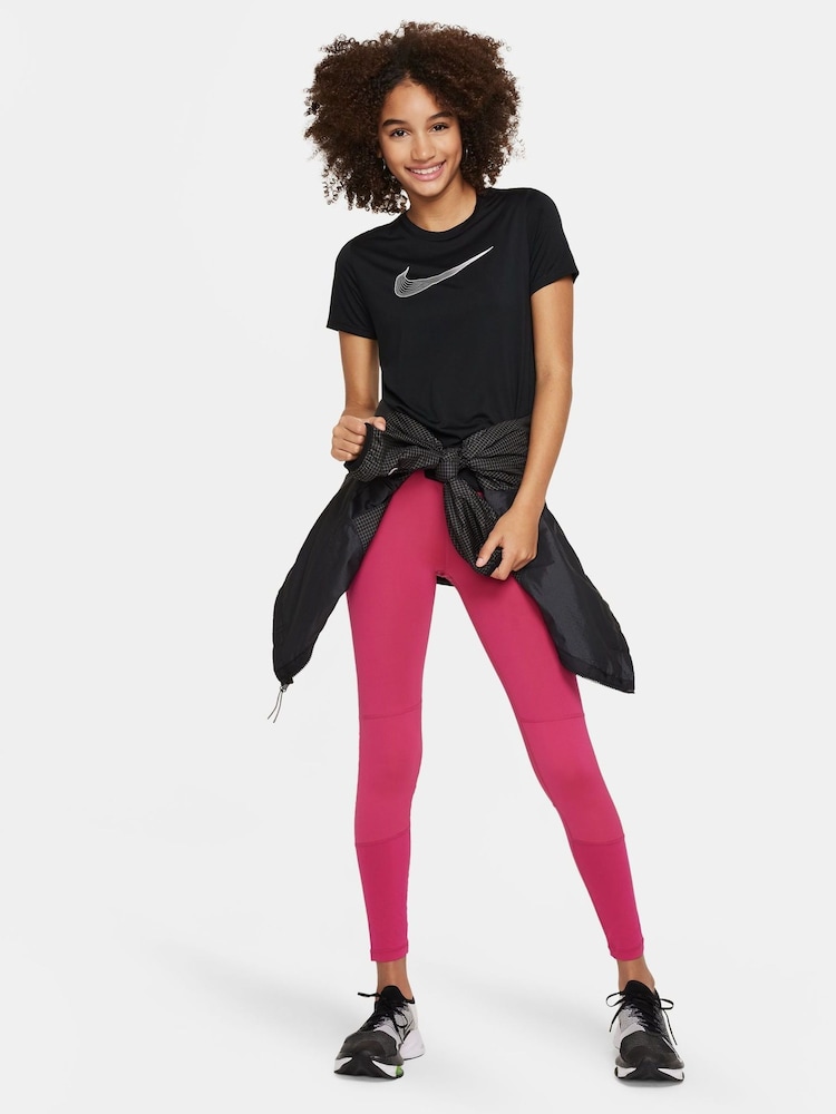 Nike Black Dri-FIT One T-Shirt - Image 5 of 5