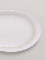 Stellar Soft White Mylor Stoneware Large Platter - Image 5 of 6