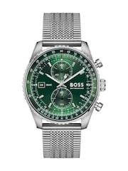 BOSS Green Skytraveller Bi Colour Chronograph Watch - Image 1 of 4