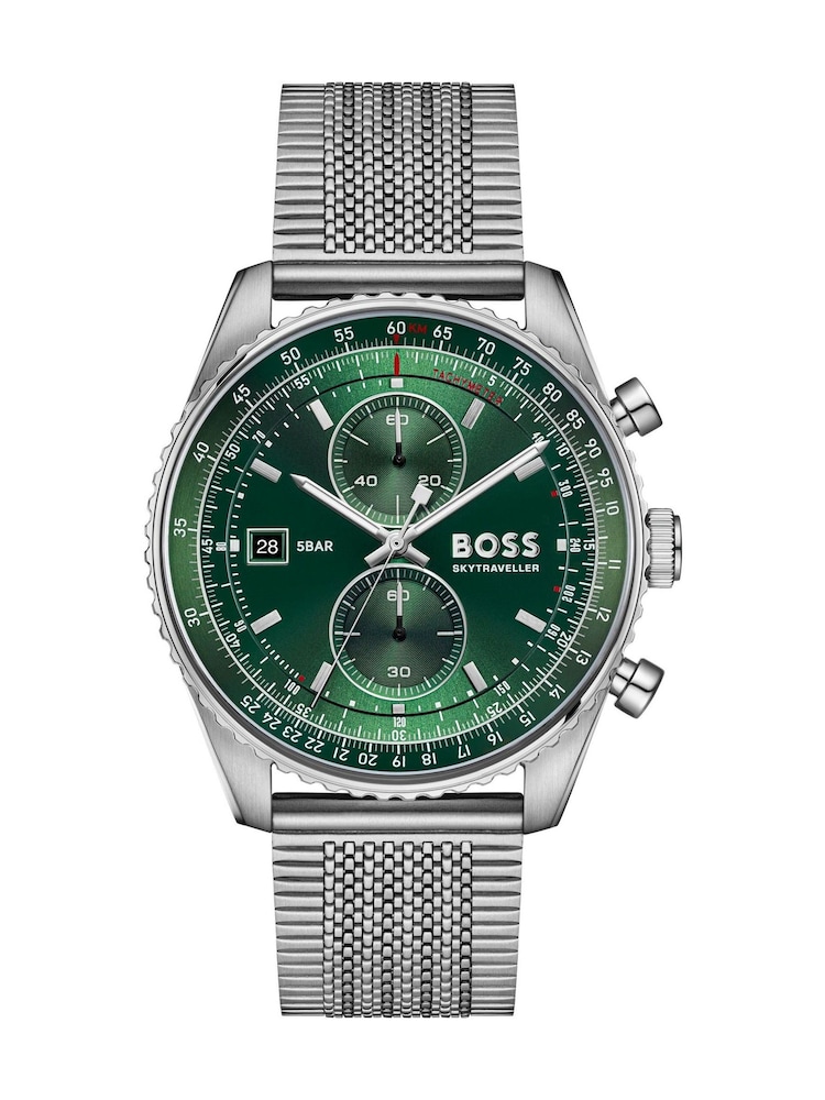 BOSS Green Skytraveller Bi Colour Chronograph Watch - Image 1 of 4
